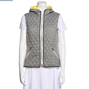 Duvetica reversible vest goose down puffer